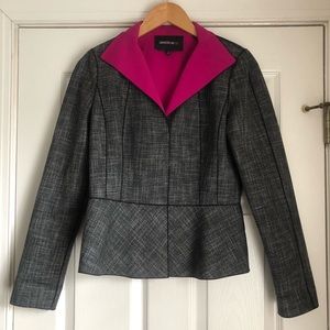 Lafayette 148 Blazer with Pink Trim
